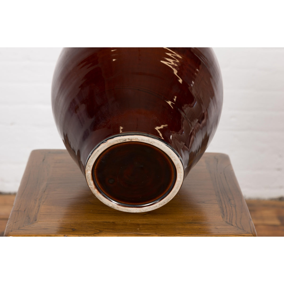 Contemporary Ceramic Vase with Blue & Brown Glaze-14. Asian & Chinese Furniture, Art, Antiques, Vintage Home Décor for sale at FEA Home