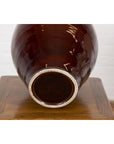 Contemporary Ceramic Vase with Blue & Brown Glaze-14. Asian & Chinese Furniture, Art, Antiques, Vintage Home Décor for sale at FEA Home