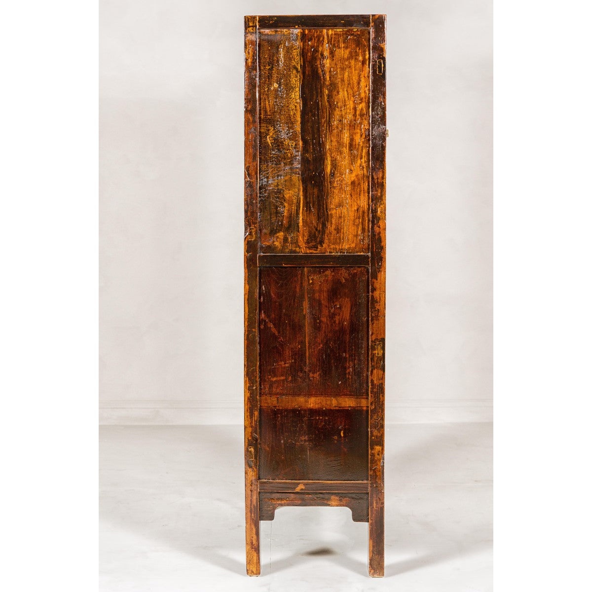 Qing Dynasty Hand-Painted Cabinet with Floral Décor, Doors and Drawers-14. Asian & Chinese Furniture, Art, Antiques, Vintage Home Décor for sale at FEA Home