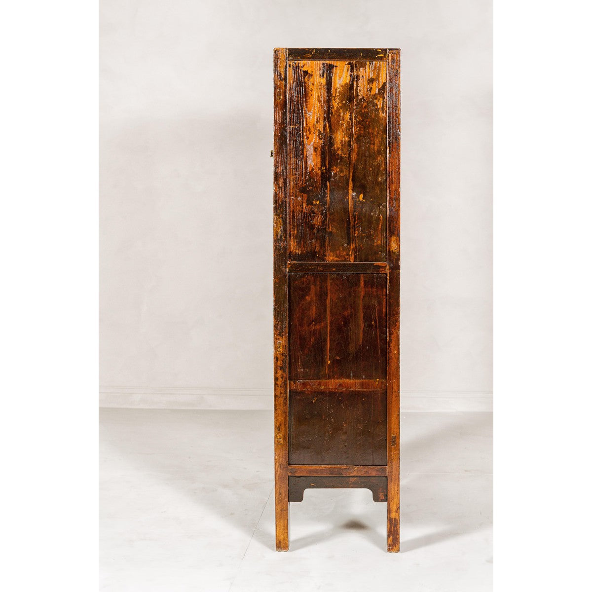 Qing Dynasty Hand-Painted Cabinet with Floral Décor, Doors and Drawers-16. Asian & Chinese Furniture, Art, Antiques, Vintage Home Décor for sale at FEA Home