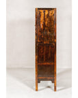 Qing Dynasty Hand-Painted Cabinet with Floral Décor, Doors and Drawers-16. Asian & Chinese Furniture, Art, Antiques, Vintage Home Décor for sale at FEA Home