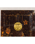 Qing Dynasty Hand-Painted Cabinet with Floral Décor, Doors and Drawers-3. Asian & Chinese Furniture, Art, Antiques, Vintage Home Décor for sale at FEA Home