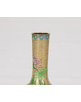 Vintage Pair of Floral Chinese Vases-7. Asian & Chinese Furniture, Art, Antiques, Vintage Home Décor for sale at FEA Home