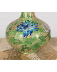Vintage Pair of Floral Chinese Vases-9. Asian & Chinese Furniture, Art, Antiques, Vintage Home Décor for sale at FEA Home