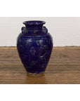 19th Century Qing Dynasty Chinese Cobalt Blue Martaban Jar with Dragon Motif-15. Asian & Chinese Furniture, Art, Antiques, Vintage Home Décor for sale at FEA Home