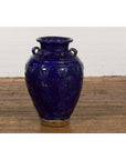 19th Century Qing Dynasty Chinese Cobalt Blue Martaban Jar with Dragon Motif-16. Asian & Chinese Furniture, Art, Antiques, Vintage Home Décor for sale at FEA Home