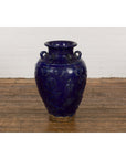 19th Century Qing Dynasty Chinese Cobalt Blue Martaban Jar with Dragon Motif-2. Asian & Chinese Furniture, Art, Antiques, Vintage Home Décor for sale at FEA Home