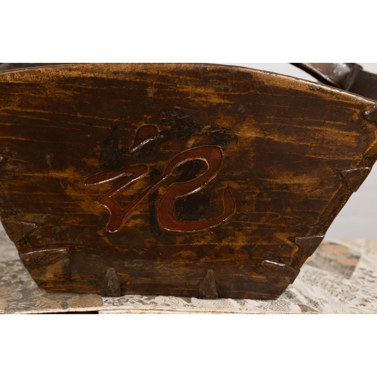 Wooden Chinese Vintage Rice Baskets, Sold Each-12. Asian & Chinese Furniture, Art, Antiques, Vintage Home Décor for sale at FEA Home