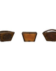 Wooden Chinese Vintage Rice Baskets, Sold Each-1. Asian & Chinese Furniture, Art, Antiques, Vintage Home Décor for sale at FEA Home