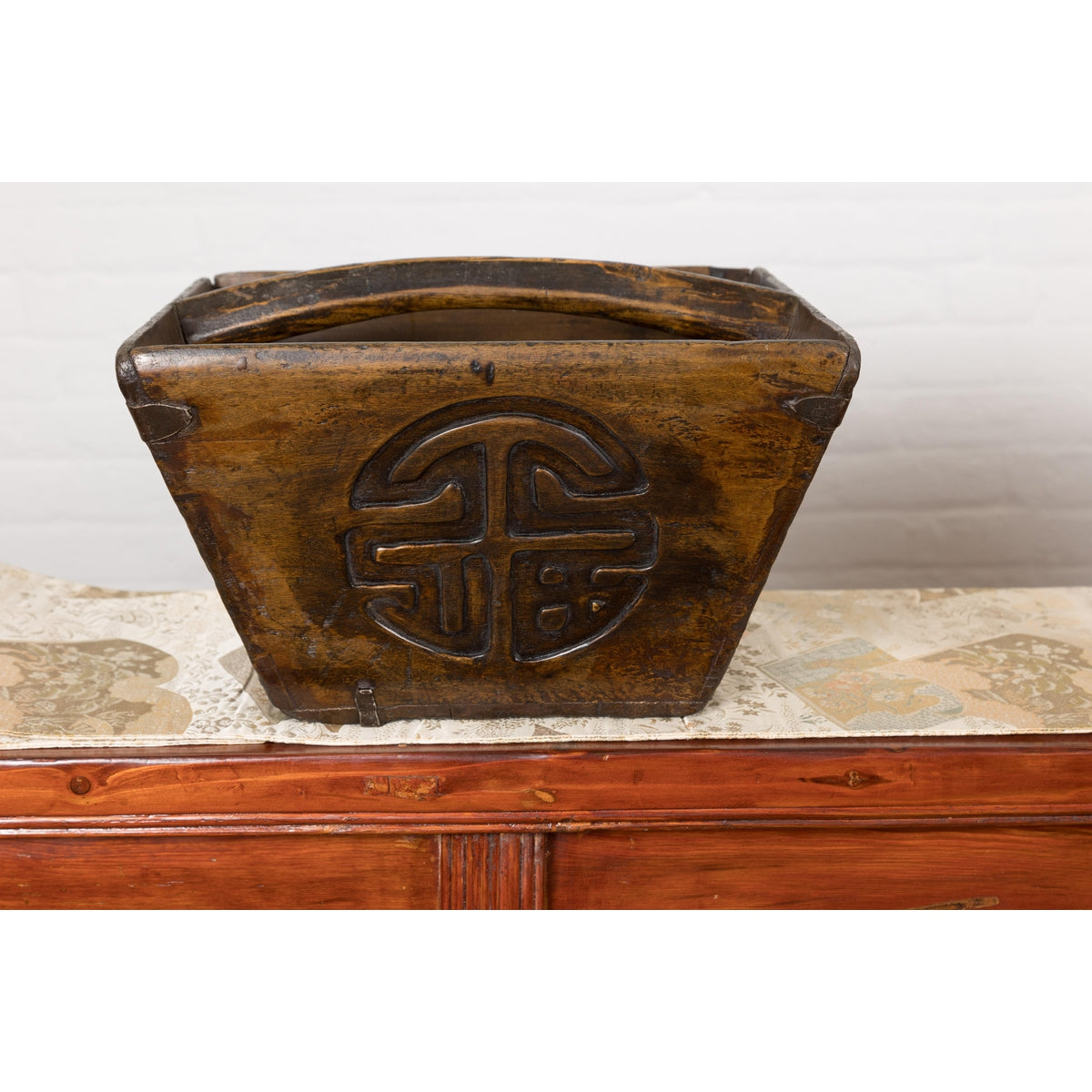 Wooden Chinese Vintage Rice Baskets, Sold Each-4. Asian & Chinese Furniture, Art, Antiques, Vintage Home Décor for sale at FEA Home