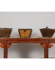 Wooden Chinese Vintage Rice Baskets, Sold Each-8. Asian & Chinese Furniture, Art, Antiques, Vintage Home Décor for sale at FEA Home