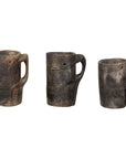 19th Century Naga Milk Jugs with Carved Décor and Rustic Character, Sold Each-1. Asian & Chinese Furniture, Art, Antiques, Vintage Home Décor for sale at FEA Home