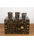 19th Century Naga Milk Jugs with Carved Décor and Rustic Character, Sold Each-4. Asian & Chinese Furniture, Art, Antiques, Vintage Home Décor for sale at FEA Home
