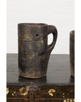 19th Century Naga Milk Jugs with Carved Décor and Rustic Character, Sold Each-6. Asian & Chinese Furniture, Art, Antiques, Vintage Home Décor for sale at FEA Home