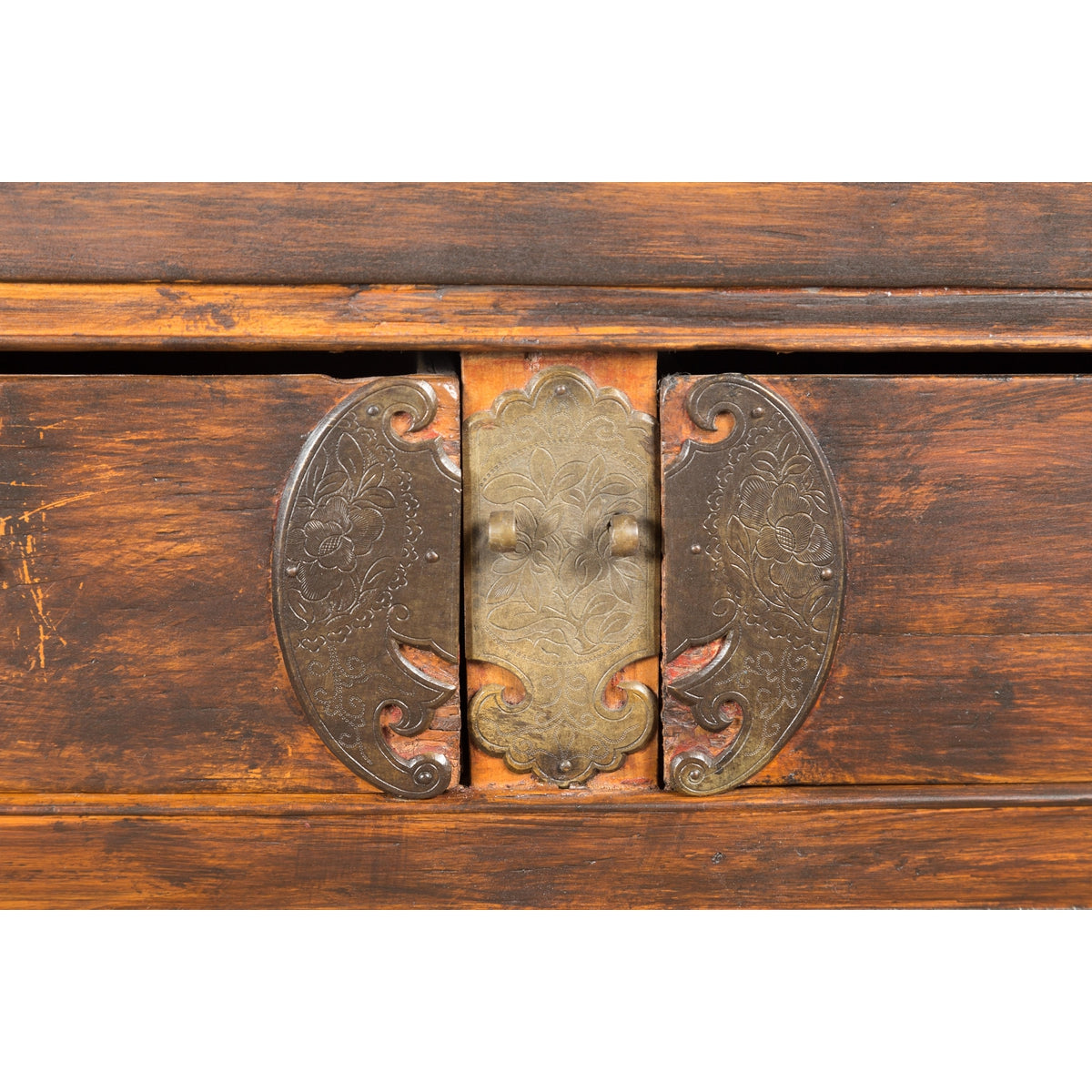 Antique Side Cabinet with Large Butterfly on Doors-12. Asian & Chinese Furniture, Art, Antiques, Vintage Home Décor for sale at FEA Home