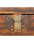 Antique Side Cabinet with Large Butterfly on Doors-12. Asian & Chinese Furniture, Art, Antiques, Vintage Home Décor for sale at FEA Home