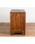 Antique Side Cabinet with Large Butterfly on Doors-17. Asian & Chinese Furniture, Art, Antiques, Vintage Home Décor for sale at FEA Home