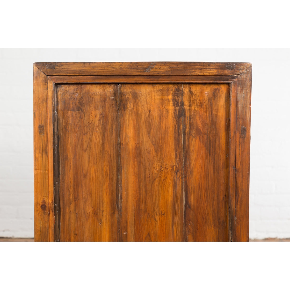 Antique Side Cabinet with Large Butterfly on Doors-18. Asian & Chinese Furniture, Art, Antiques, Vintage Home Décor for sale at FEA Home