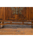 Antique Side Cabinet with Large Butterfly on Doors-5. Asian & Chinese Furniture, Art, Antiques, Vintage Home Décor for sale at FEA Home