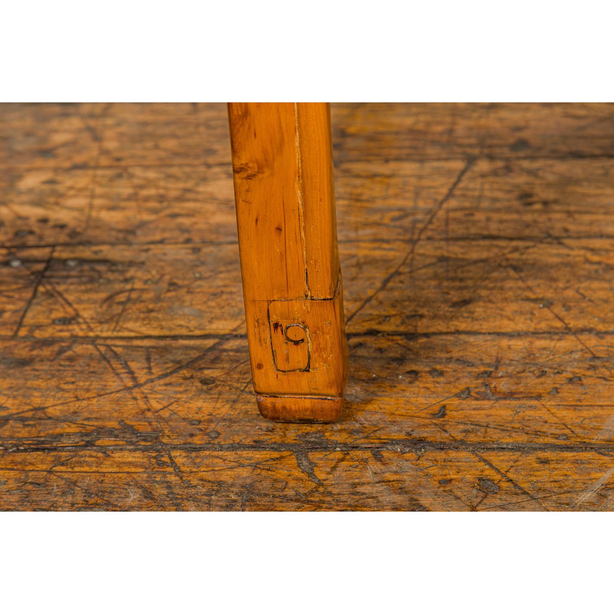 Late Qing Dynasty Period Side Table with Pillar Strut Motifs and Scroll Feet-12. Asian & Chinese Furniture, Art, Antiques, Vintage Home Décor for sale at FEA Home