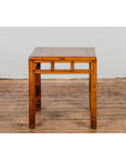 Late Qing Dynasty Period Side Table with Pillar Strut Motifs and Scroll Feet-13. Asian & Chinese Furniture, Art, Antiques, Vintage Home Décor for sale at FEA Home