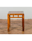 Late Qing Dynasty Period Side Table with Pillar Strut Motifs and Scroll Feet-15. Asian & Chinese Furniture, Art, Antiques, Vintage Home Décor for sale at FEA Home