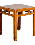Late Qing Dynasty Period Side Table with Pillar Strut Motifs and Scroll Feet-16. Asian & Chinese Furniture, Art, Antiques, Vintage Home Décor for sale at FEA Home