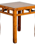 Late Qing Dynasty Period Side Table with Pillar Strut Motifs and Scroll Feet-1. Asian & Chinese Furniture, Art, Antiques, Vintage Home Décor for sale at FEA Home