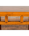 Late Qing Dynasty Period Side Table with Pillar Strut Motifs and Scroll Feet-9. Asian & Chinese Furniture, Art, Antiques, Vintage Home Décor for sale at FEA Home