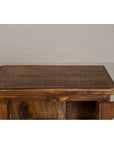 19th Century Wooden Side Cabinet with Arched Metal Grate Window Door-13. Asian & Chinese Furniture, Art, Antiques, Vintage Home Décor for sale at FEA Home