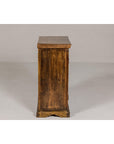 19th Century Wooden Side Cabinet with Arched Metal Grate Window Door-15. Asian & Chinese Furniture, Art, Antiques, Vintage Home Décor for sale at FEA Home