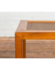 Antique End Table with Rattan Top and Box Design-7. Asian & Chinese Furniture, Art, Antiques, Vintage Home Décor for sale at FEA Home