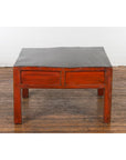 Red and Black Antique Coffee Table with Two Drawers-16. Asian & Chinese Furniture, Art, Antiques, Vintage Home Décor for sale at FEA Home