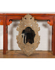 Vintage Thai Wooden Mirror with Carved Bird, Foliage and Flower Motifs-2. Asian & Chinese Furniture, Art, Antiques, Vintage Home Décor for sale at FEA Home