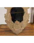 Vintage Thai Wooden Mirror with Carved Bird, Foliage and Flower Motifs-8. Asian & Chinese Furniture, Art, Antiques, Vintage Home Décor for sale at FEA Home