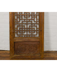 Qing Dynasty 19th Century Fretwork Screen with Carved Scrolling Motifs-10. Asian & Chinese Furniture, Art, Antiques, Vintage Home Décor for sale at FEA Home
