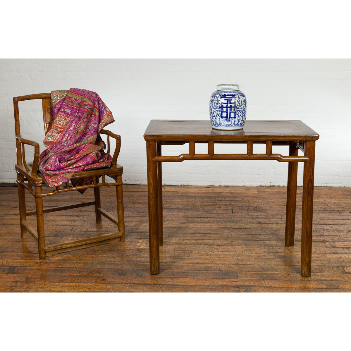 1900s Chinese Antique Wine Console Table-3. Asian & Chinese Furniture, Art, Antiques, Vintage Home Décor for sale at FEA Home