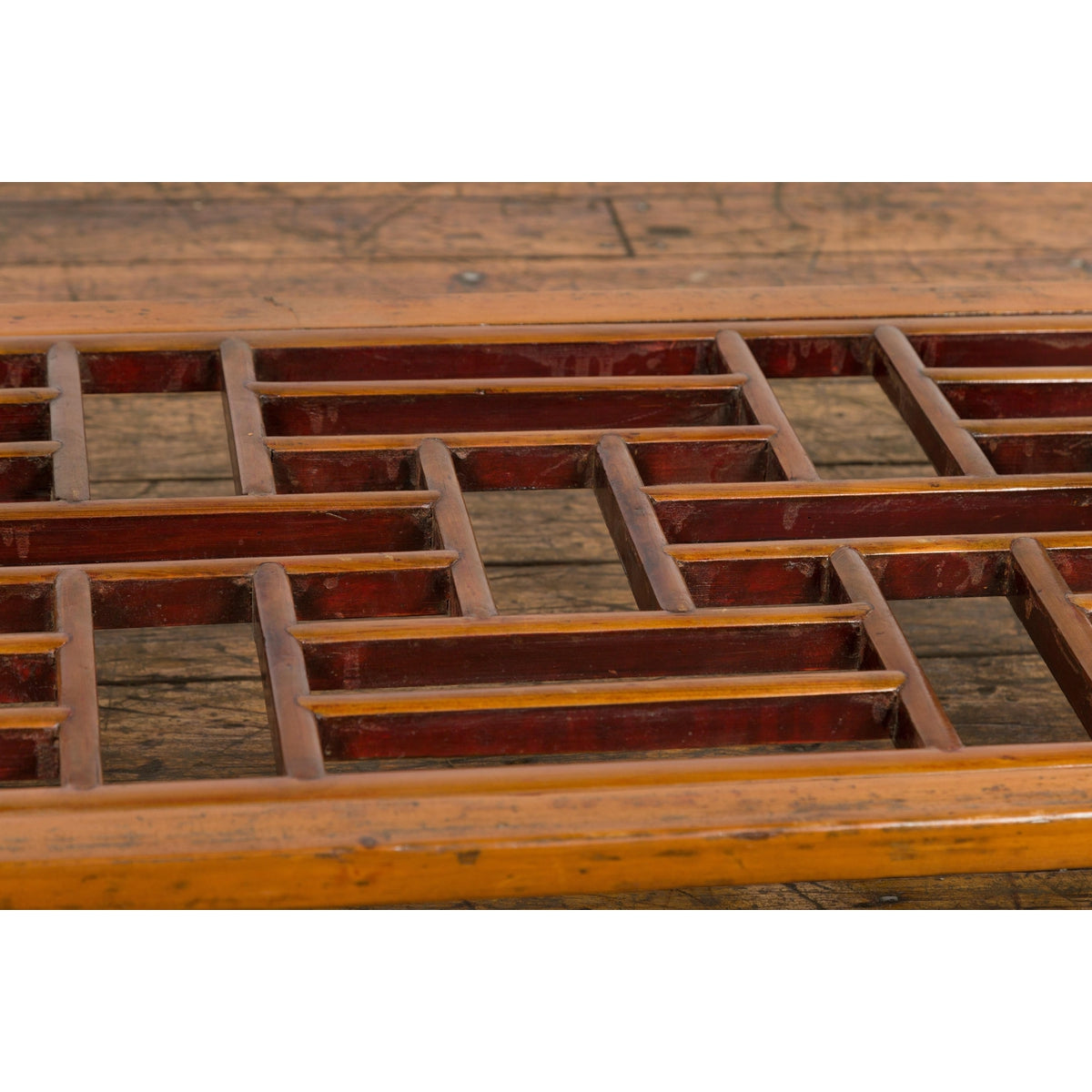 Antique Console Table with Two Drawers and Lower Shelf-11. Asian & Chinese Furniture, Art, Antiques, Vintage Home Décor for sale at FEA Home