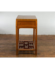 Antique Console Table with Two Drawers and Lower Shelf-15. Asian & Chinese Furniture, Art, Antiques, Vintage Home Décor for sale at FEA Home