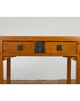 Antique Console Table with Two Drawers and Lower Shelf-6. Asian & Chinese Furniture, Art, Antiques, Vintage Home Décor for sale at FEA Home