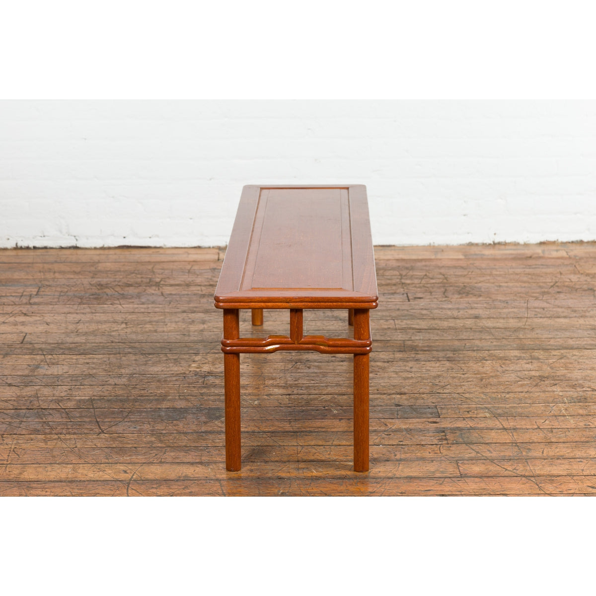 Chinese Late Qing Dynasty 1900s Low Kang Coffee Table with Humpback Stretchers-13. Asian & Chinese Furniture, Art, Antiques, Vintage Home Décor for sale at FEA Home