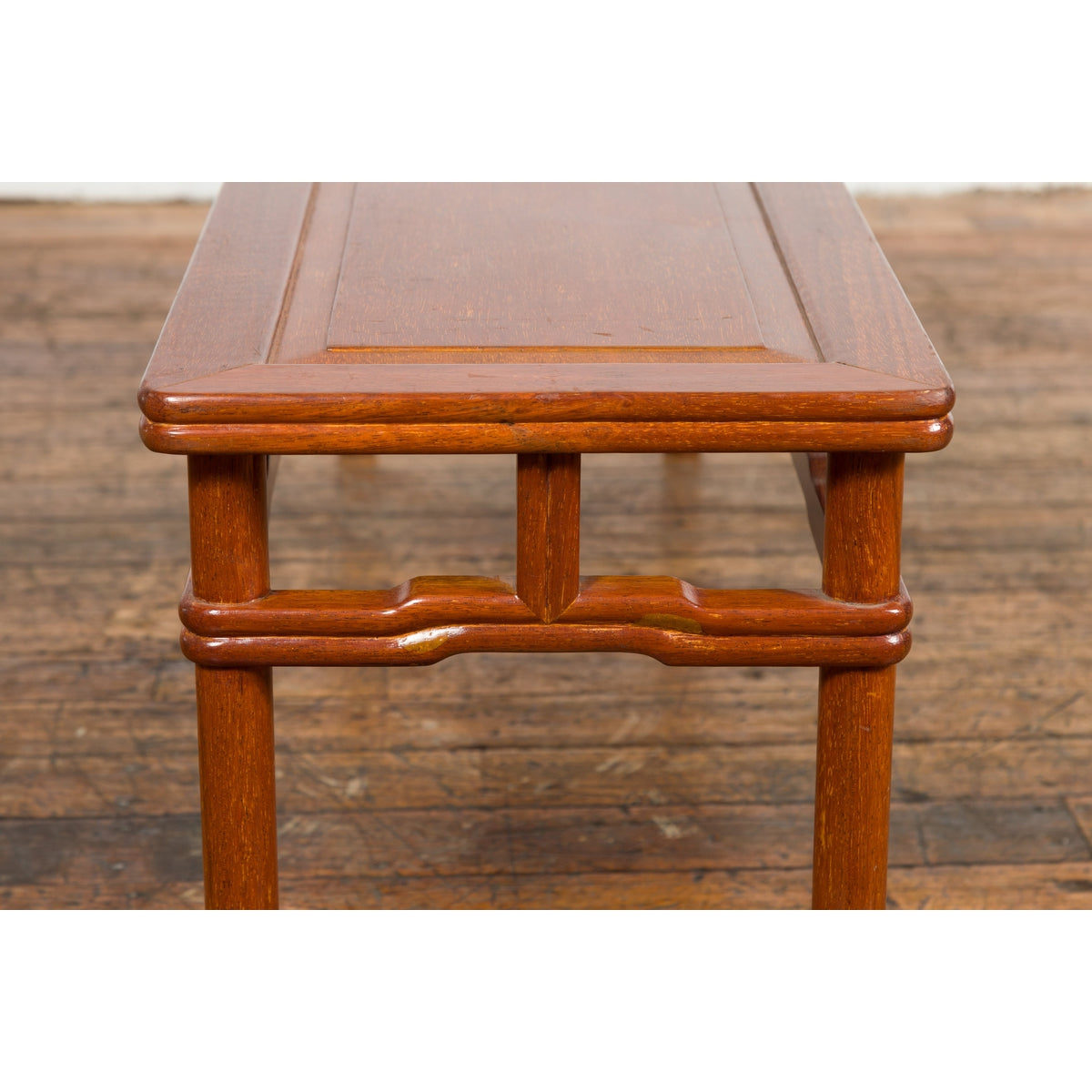 Chinese Late Qing Dynasty 1900s Low Kang Coffee Table with Humpback Stretchers-15. Asian & Chinese Furniture, Art, Antiques, Vintage Home Décor for sale at FEA Home