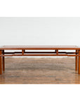 Chinese Late Qing Dynasty 1900s Low Kang Coffee Table with Humpback Stretchers-2. Asian & Chinese Furniture, Art, Antiques, Vintage Home Décor for sale at FEA Home