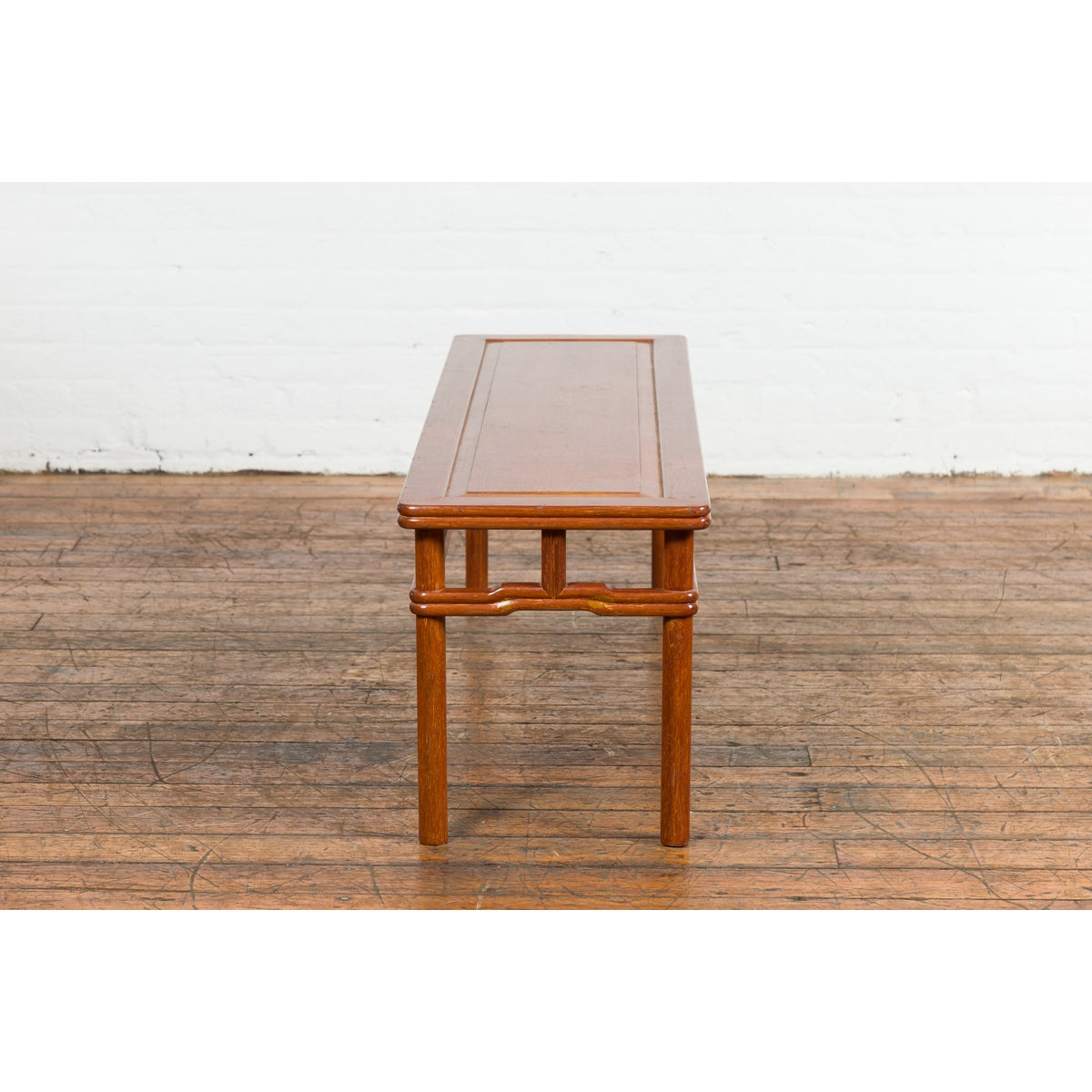 Chinese Late Qing Dynasty 1900s Low Kang Coffee Table with Humpback Stretchers-5. Asian & Chinese Furniture, Art, Antiques, Vintage Home Décor for sale at FEA Home