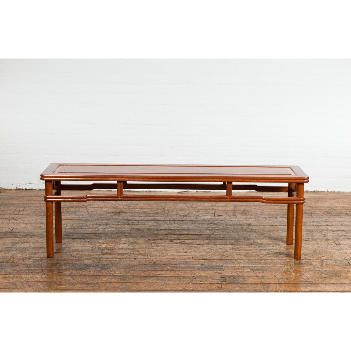 Chinese Late Qing Dynasty 1900s Low Kang Coffee Table with Humpback Stretchers-6. Asian & Chinese Furniture, Art, Antiques, Vintage Home Décor for sale at FEA Home