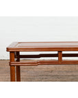 Chinese Late Qing Dynasty 1900s Low Kang Coffee Table with Humpback Stretchers-7. Asian & Chinese Furniture, Art, Antiques, Vintage Home Décor for sale at FEA Home