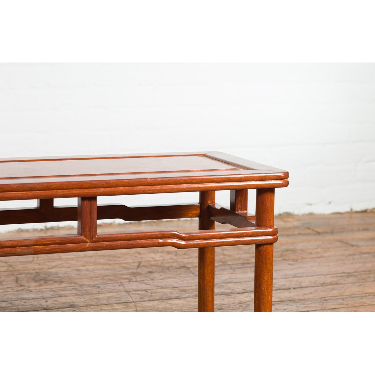 Chinese Late Qing Dynasty 1900s Low Kang Coffee Table with Humpback Stretchers-8. Asian & Chinese Furniture, Art, Antiques, Vintage Home Décor for sale at FEA Home