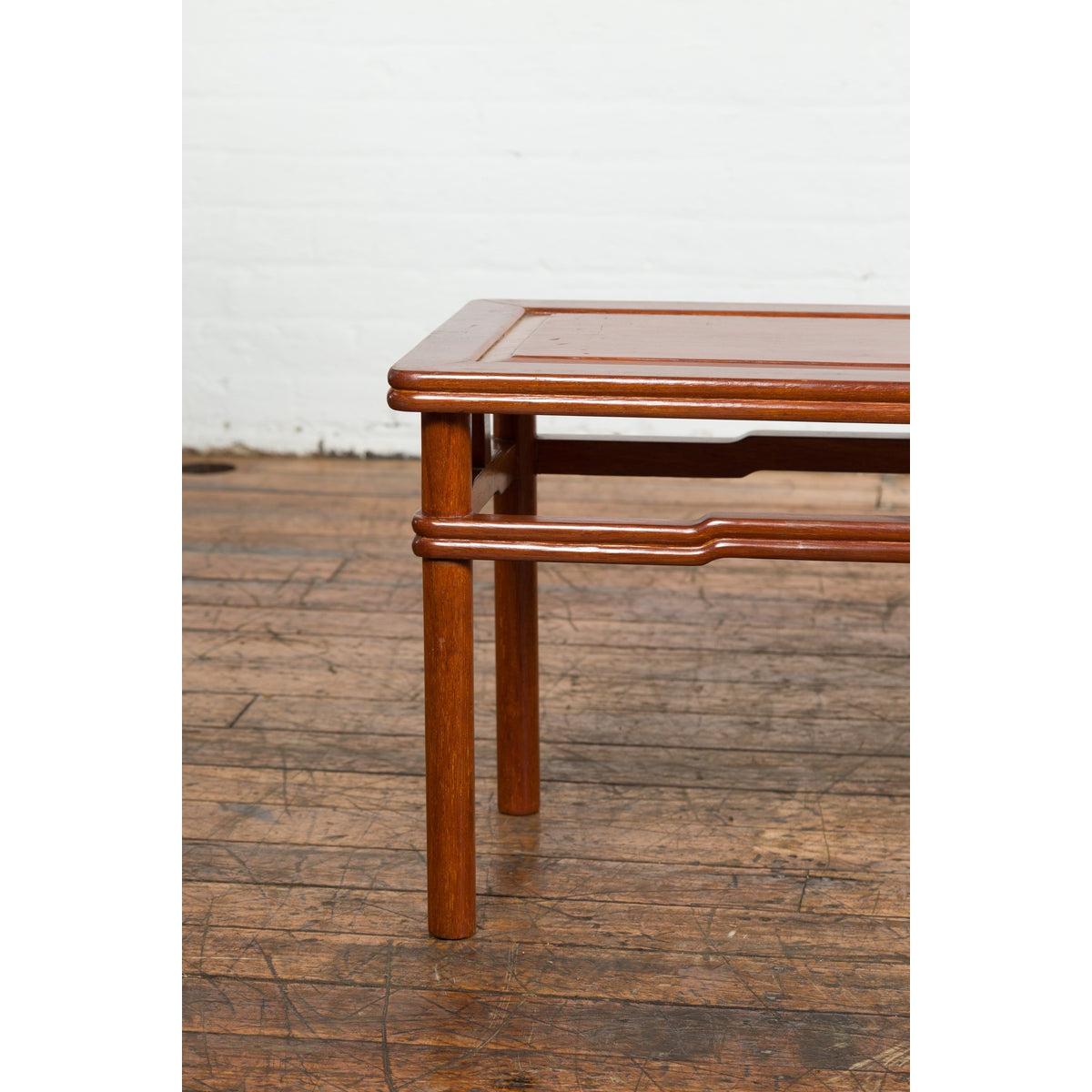 Chinese Late Qing Dynasty 1900s Low Kang Coffee Table with Humpback Stretchers-9. Asian & Chinese Furniture, Art, Antiques, Vintage Home Décor for sale at FEA Home
