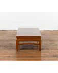 Chinese Low Side Table with Brown Lacquer-10. Asian & Chinese Furniture, Art, Antiques, Vintage Home Décor for sale at FEA Home