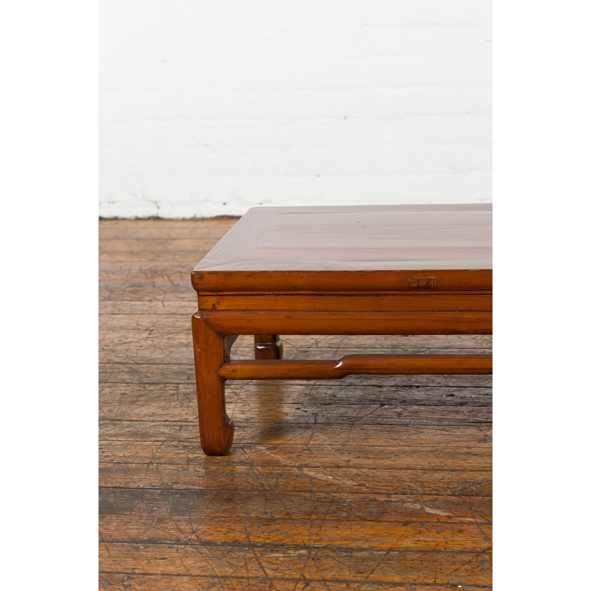 Chinese Low Side Table with Brown Lacquer-5. Asian & Chinese Furniture, Art, Antiques, Vintage Home Décor for sale at FEA Home